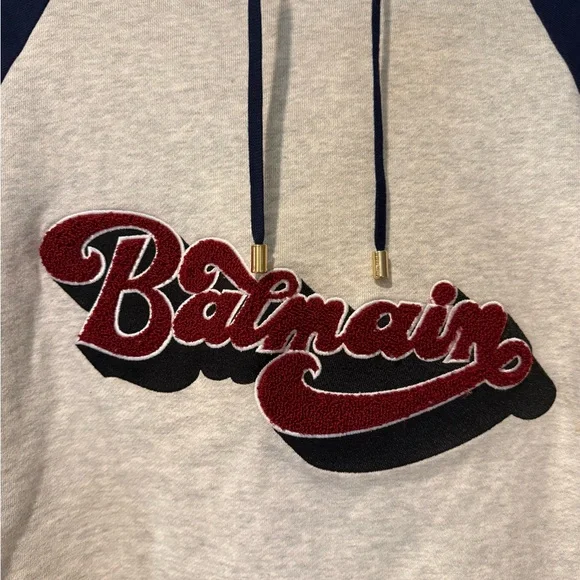 Balmain Retro 70’s Logo Hoodie - Picture 7 of 9